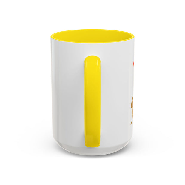 'Leo' Zodiac Accent Coffee Mug