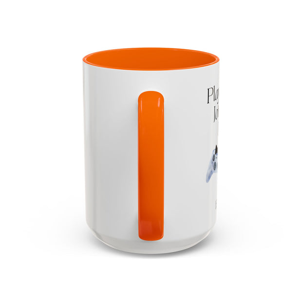 'Player 2 Has Joined The Party' 'Est. 2025' Accent Coffee Mug