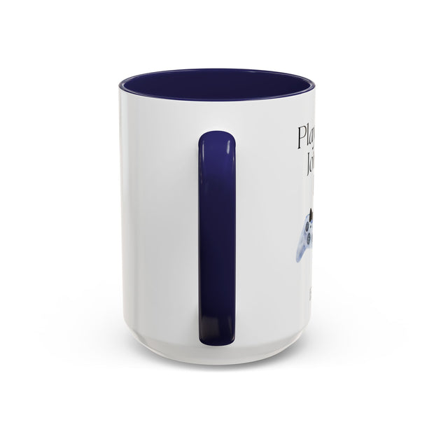 'Player 2 Has Joined The Party' 'Est. 2025' Accent Coffee Mug