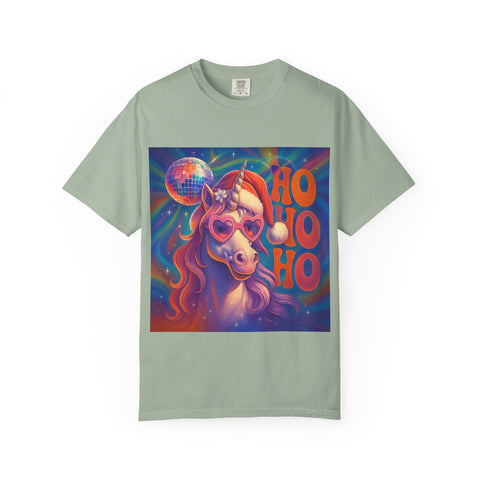 'Ho Ho Ho' Santa Unicorn Unisex T-shirt