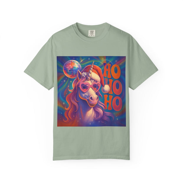 'Ho Ho Ho' Santa Unicorn Unisex T-shirt