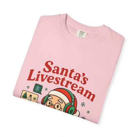 'Santa Livestream: Join the Fun! ' T-Shirt