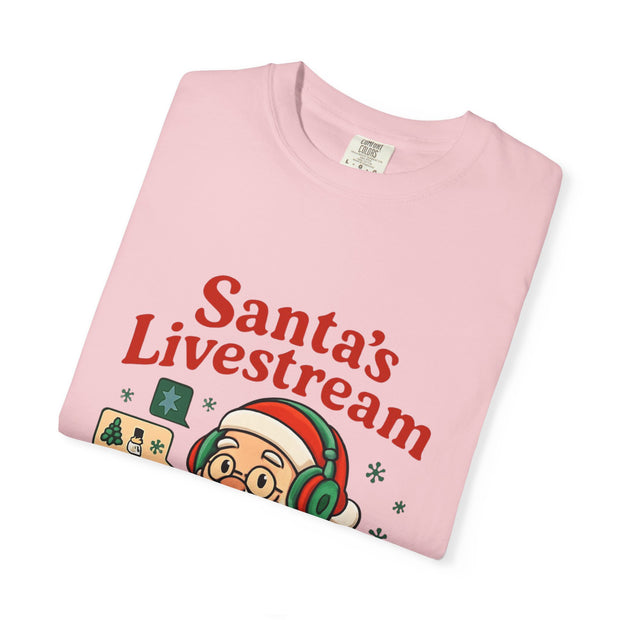 'Santa Livestream: Join the Fun! ' T-Shirt