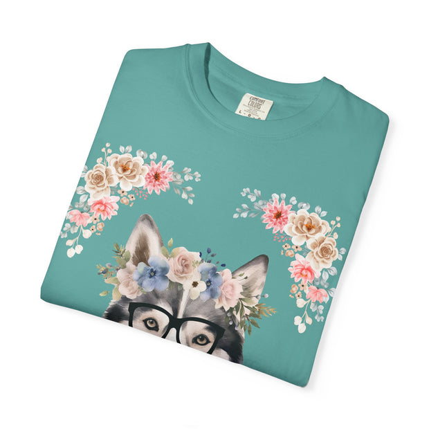 Geeky Goddess Siberian Husky Unisex T-Shirt