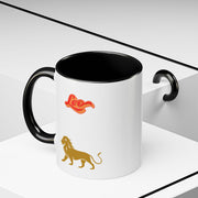 'Leo' Zodiac Accent Coffee Mug