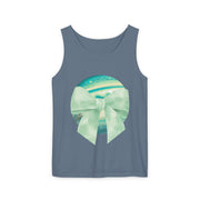 Green Planet Wrapped In Bow Unisex Tank Top