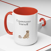 'Espawresso Yourself' Golden Retriever Accent Coffee Mug