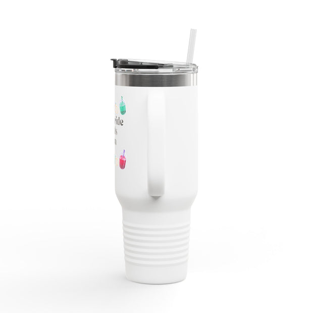'This Bride Needs Boba' Insulated Travel Mug, 40oz