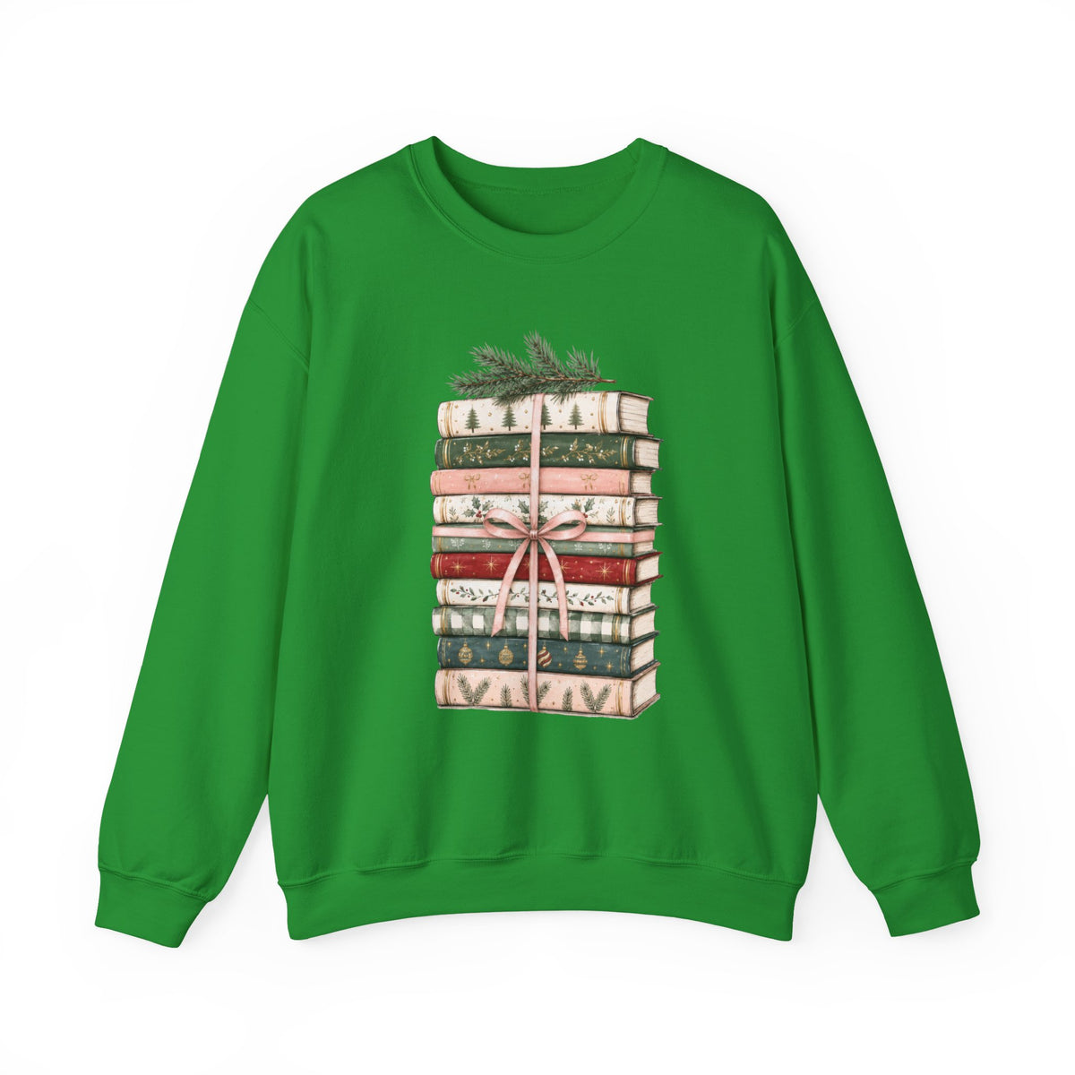 Bookish Christmas Sweatshirt, Christmas Book Lover Crewneck, Cozy Reader Sweater, BookTok Holiday Shirt, Reader Christmas Gift