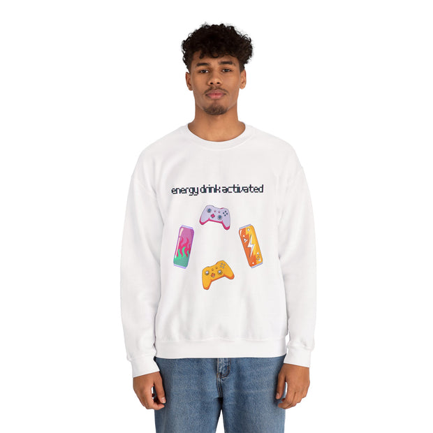 'Energy Drink Activated' Unisex Crewneck Sweatshirt