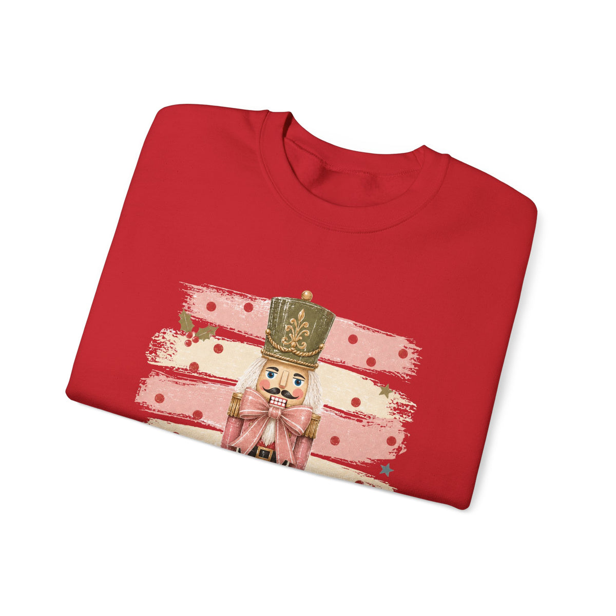 Coquette Nutcracker Sweatshirt, Pink Bow Christmas Crewneck, Nutcracker Christmas Shirt, Girly Holiday Sweatshirt, Vintage Christmas Gift