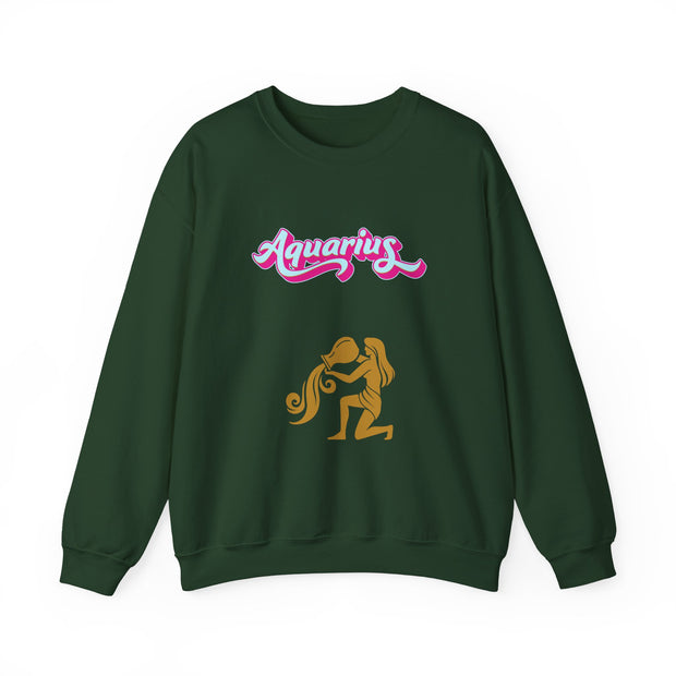 'Aquarius' Zodiac Unisex Crewneck Sweatshirt