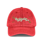'Sagittarius' Vintage Embroidered Cap