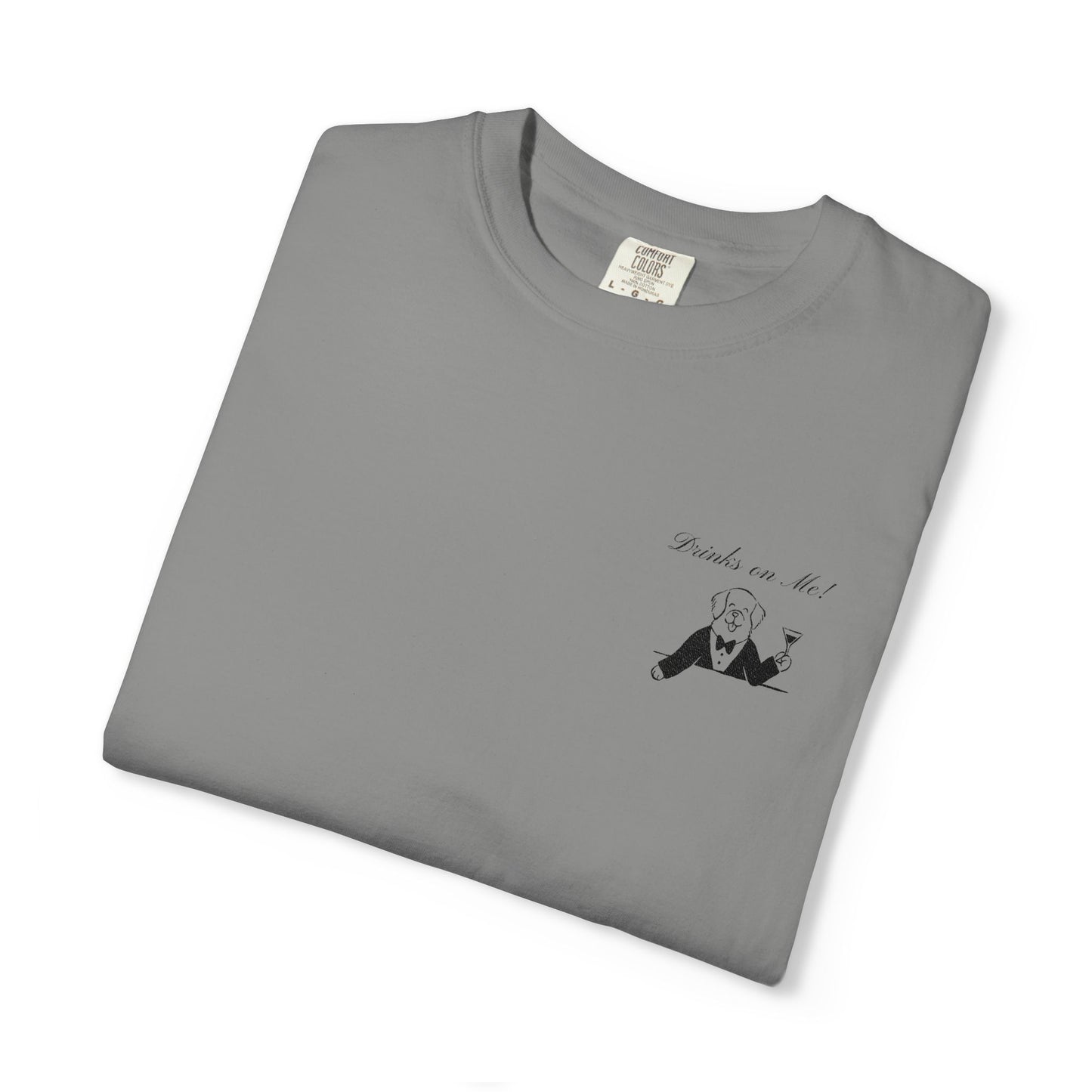 Drinks On Me Wedding Shirt, Funny Dog Bride Tee, Cocktail Hour Bridal Shirt, Cute Puppy Wedding Tee, Bachelorette Shirt