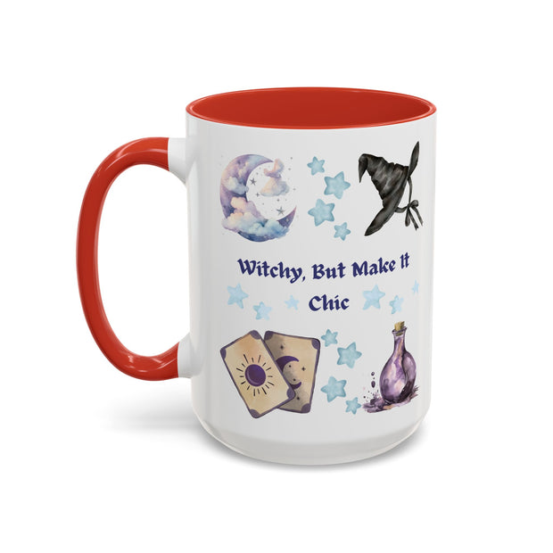 'Witchy, But Make It Cute' Accent Coffee Mug
