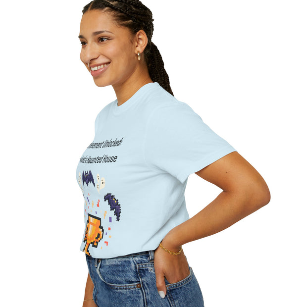 'Achievement Unlocked Haunted House' Unisex T-Shirt