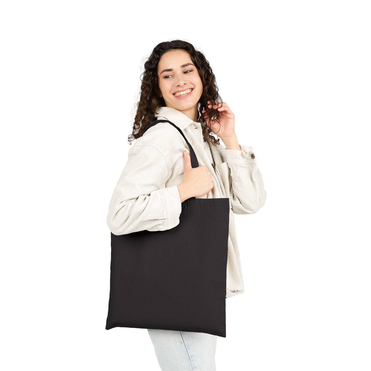 Floral Ragdoll Cat Illustration Tote Bag | Cute Cat Portrait Canvas