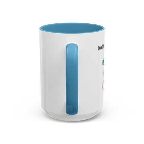 'Loading...Caffeine Boost' Accent Coffee Mug