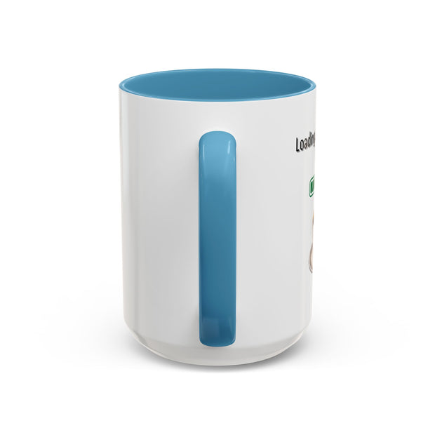 'Loading...Caffeine Boost' Accent Coffee Mug