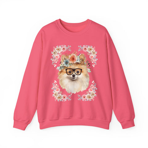 Geeky Goddess Pomeranian Unisex Crewneck Sweatshirt