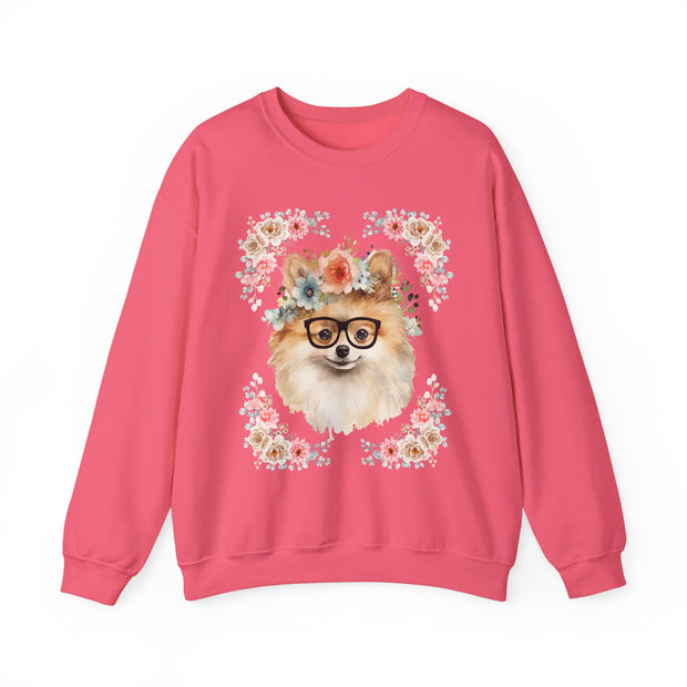Geeky Goddess Pomeranian Unisex Crewneck Sweatshirt