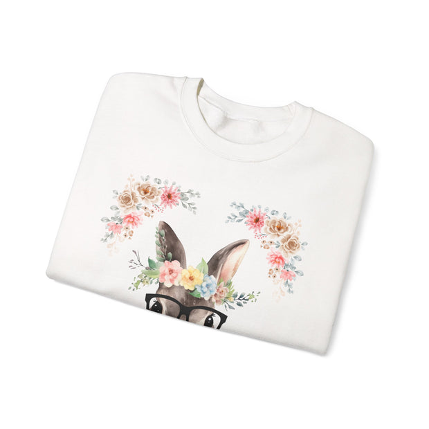 Geeky Goddess Bunny Unisex Crewneck Sweatshirt