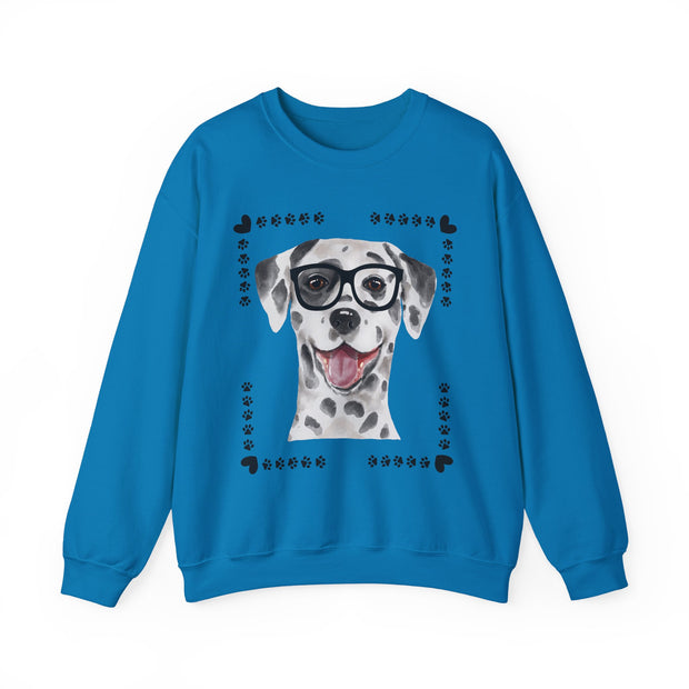Geeky Good Dalmatian Unisex Crewneck Sweatshirt