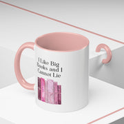 'I Like Big Books and I Cannot Lie' Accent Coffee Mug