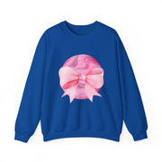 Pink Planet Wrapped In A Bow Unisex Crewneck Sweatshirt