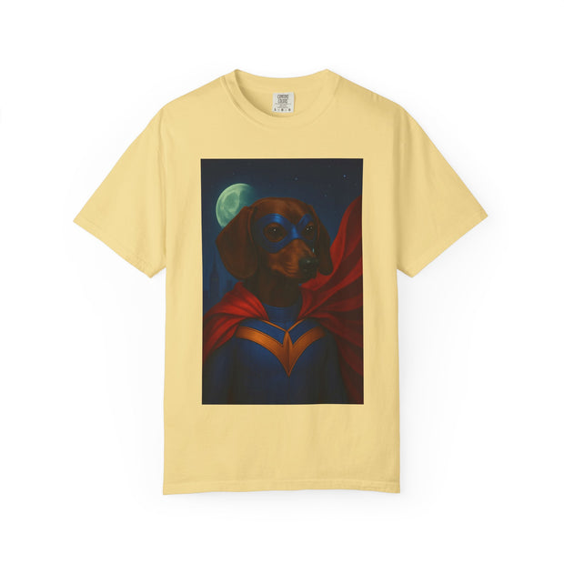 Superhero Dachshund T-shirt
