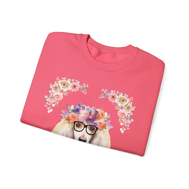 Geeky Goddess French Poodle Unisex Crewneck Sweatshirt