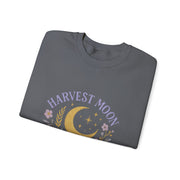 Harvest Moon Society Crewneck Sweatshirt, Cozy Autumn Sweatshirt, Unisex Fall Apparel, Moon Phase Gift, Seasonal Fashion