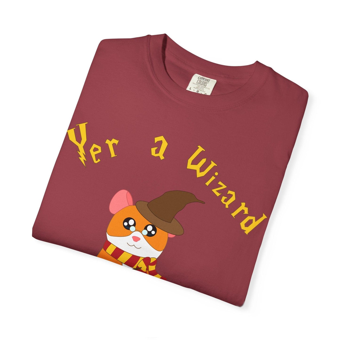 Hammy Wizard Hamster T-Shirt | Cute Spellcaster Illustration