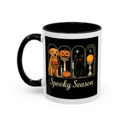 Spooky Season Golden Retriever Accent Coffee Mug