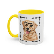 Geeky Good Golden Retriever Accent Coffee Mug