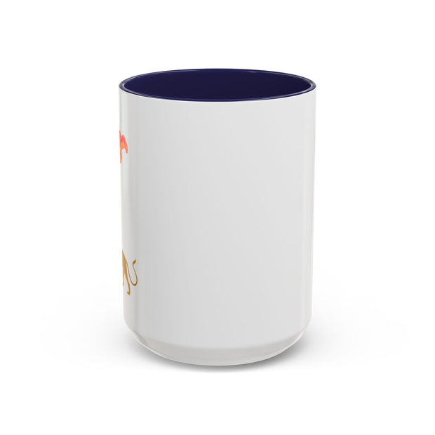 'Leo' Zodiac Accent Coffee Mug