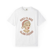Mrs Claus Glam Squad T-Shirt | Retro Pinup Santa Lady Holiday Tee