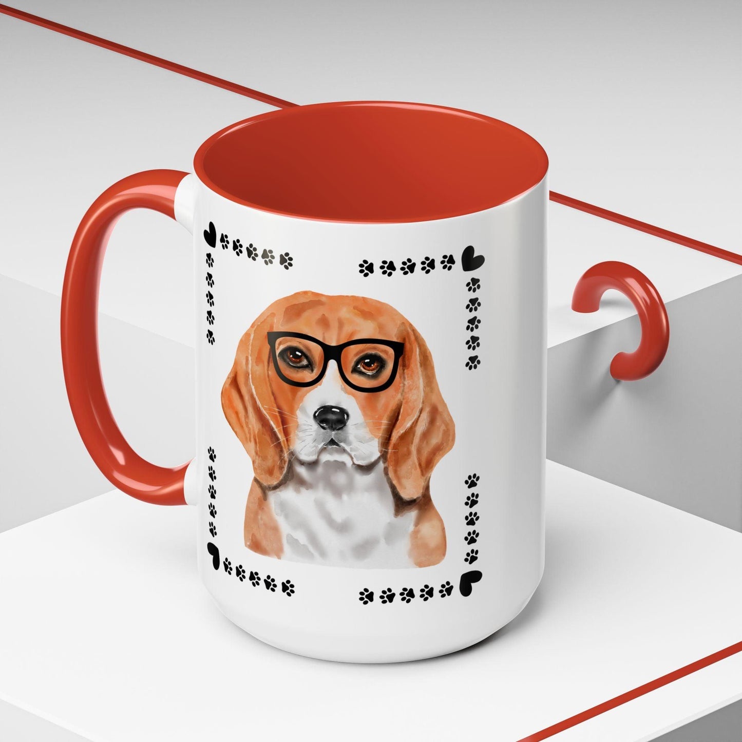 Geeky Good Beagle Accent Coffee Mug