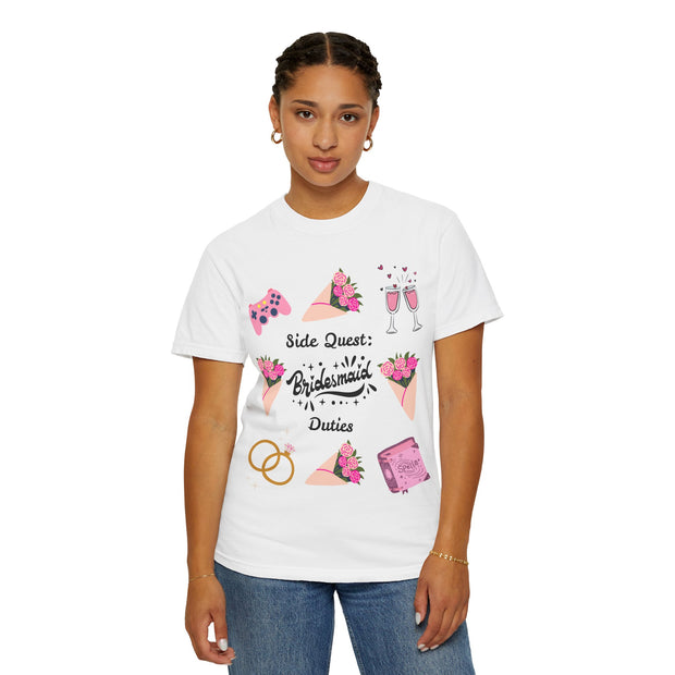 'Side Quest: Bridesmaid Duties' Unisex T-Shirt