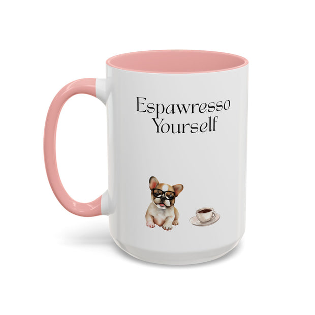 'Espawresso Yourself' French Bulldog Accent Coffee Mug