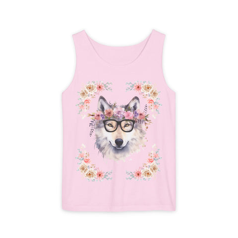 Geeky Goddess Wolf Unisex Tank Top