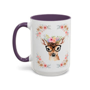 Geeky Goddess Deer Accent Coffee Mug