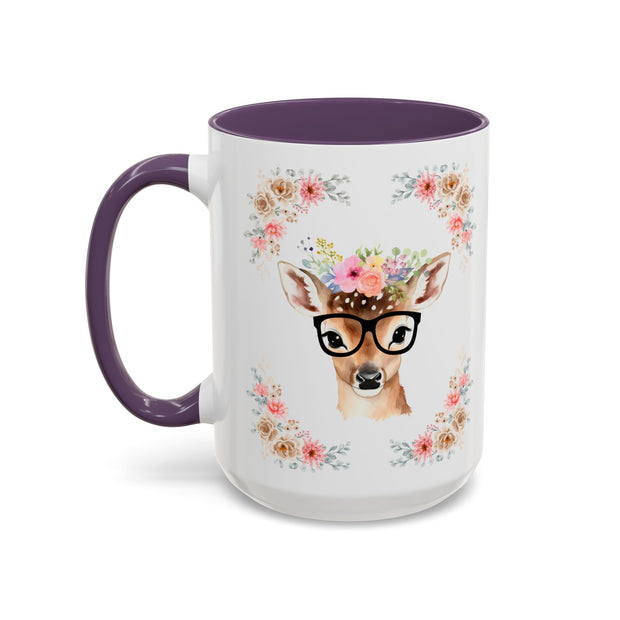 Geeky Goddess Deer Accent Coffee Mug