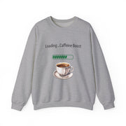 'Loading...Caffeine Boost' Unisex Crewneck Sweatshirt