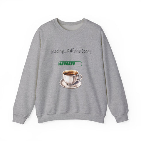 'Loading...Caffeine Boost' Unisex Crewneck Sweatshirt
