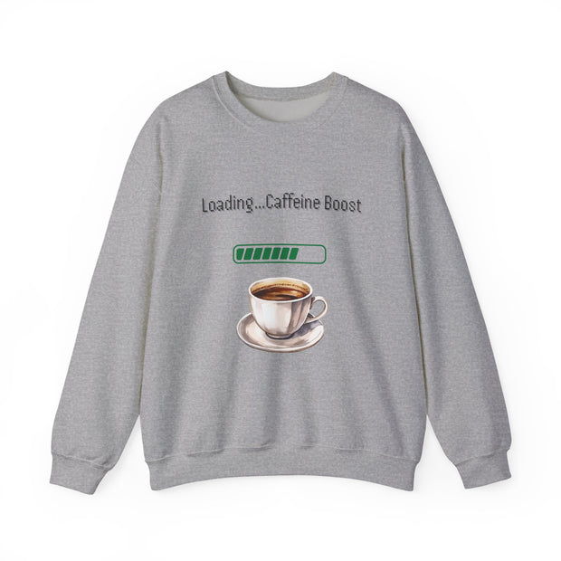 'Loading...Caffeine Boost' Unisex Crewneck Sweatshirt