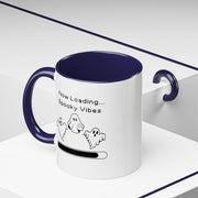 'Now Loading...Spooky Vibes' Accent Coffee Mug