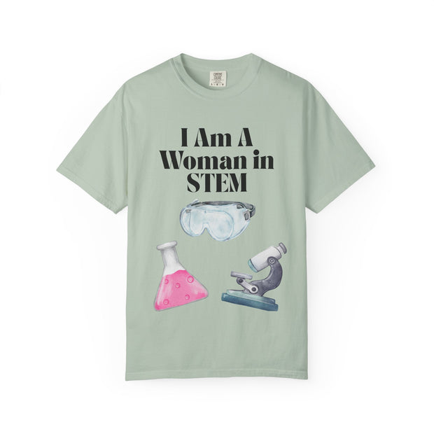 'I Am A Woman In STEM' Scientist Unisex T-shirt