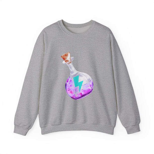 Magical Energy Purple Potion Unisex Crewneck Sweatshirt