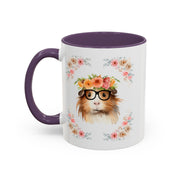 Geeky Goddess Guinea Pig Accent Coffee Mug